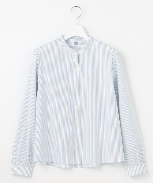 J.PRESS Ladies(J.プレス レディス)の「【洗える】BEZ VEGA バンドカラー ブラウス(シャツ/ブラウス・レディース・イエロー系1/ピンク系1/サックスブルー系1・XS)」の14枚目の写真