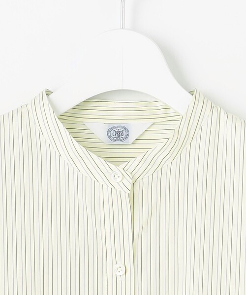 J.PRESS Ladies(J.プレス レディス)の「【洗える】BEZ VEGA バンドカラー ブラウス(シャツ/ブラウス・レディース・イエロー系1/ピンク系1/サックスブルー系1・XS)」の16枚目の写真