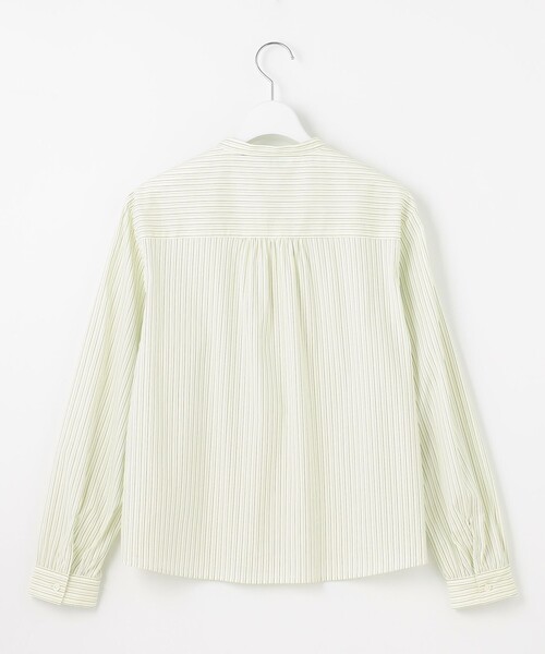 J.PRESS Ladies(J.プレス レディス)の「【洗える】BEZ VEGA バンドカラー ブラウス(シャツ/ブラウス・レディース・イエロー系1/ピンク系1/サックスブルー系1・XS)」の19枚目の写真
