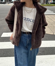 DouDou | エコファースタンドファーブルゾン(その他アウター)