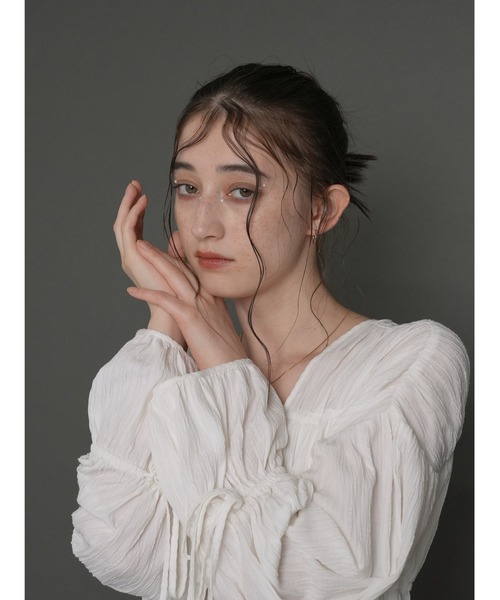 Cla STEllaR(クラステラ)の「クレープ 2way ワンピース 長袖(ワンピース・レディース・ブラック/ネイビー/アイボリー・S/M)」の15枚目の写真