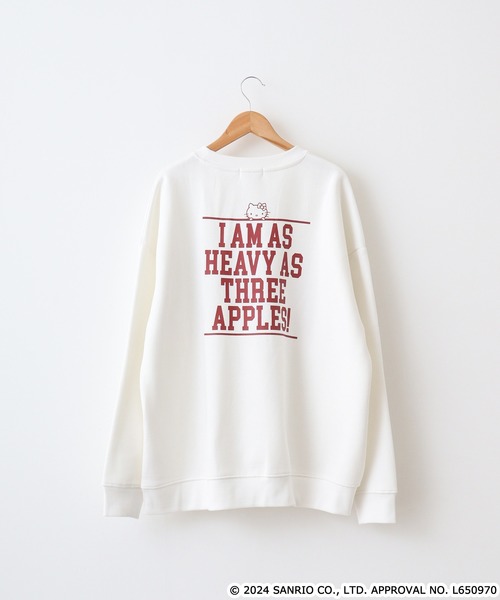 sanrio（サンリオ）の「サンリオキャラクターズプリント裏起毛ビッグシルエットトレーナー（スウェット・メンズ・ネイビー/オートミール/グリーン/オフホワイト/クリーム/アイボリー系/ネイビー系/サックスブルー/ダークラベンダー/ホワイト系・FREE）」の15枚目の写真
