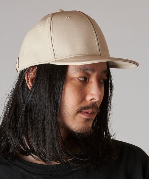 NO ID.（ノーアイディ）の「mko12515-ｼﾝｾﾃｨｯｸﾚｻﾞｰBB-CAP キャップ（キャップ・メンズ・アイボリー/ブラック・ONE SIZE）」の16枚目の写真