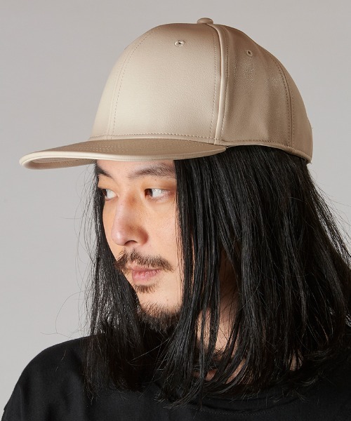 NO ID.（ノーアイディ）の「mko12515-ｼﾝｾﾃｨｯｸﾚｻﾞｰBB-CAP キャップ（キャップ・メンズ・アイボリー/ブラック・ONE SIZE）」の17枚目の写真
