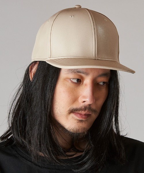NO ID.（ノーアイディ）の「mko12515-ｼﾝｾﾃｨｯｸﾚｻﾞｰBB-CAP キャップ（キャップ・メンズ・アイボリー/ブラック・ONE SIZE）」の18枚目の写真