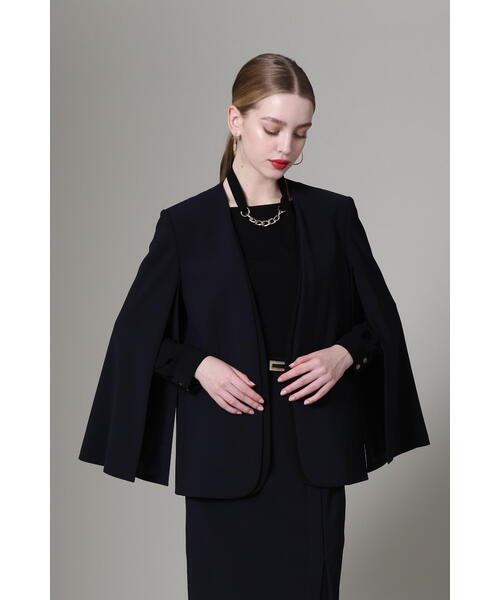 セール】◇[URBAN PRECIOUS]ケープ風ジャケット（ノーカラージャケット