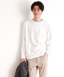 ジオメトリックリンクス長袖Tシャツ ON／OFF兼用