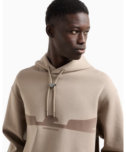 Emporio Armani◆フード付きスウェットシャツ ダブルジャージー undefined
