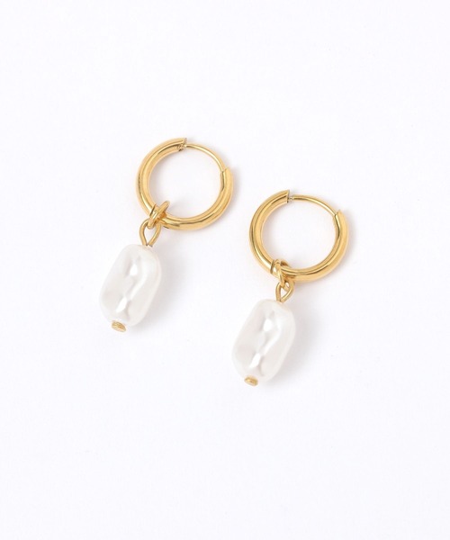 LEPSIM(レプシィム)の「パールアソートピアス 254421(ピアス(両耳用)・レディース・シルバー/ゴールド系その他/ゴールド・ONE SIZE)」の6枚目の写真