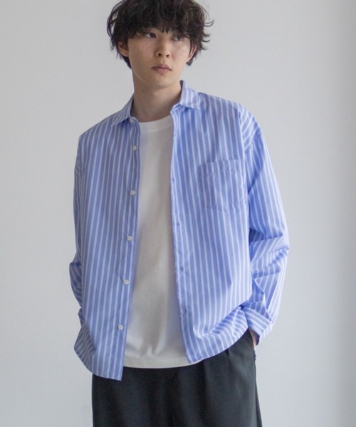URBAN COLLECTION(アーバンコレクション)の「URBAN COLLECTION オーバーサイズ レギュラーカラーシャツ(シャツ/ブラウス・メンズ・ホワイト/グレー系その他/ブラック/グレイッシュベージュ/ブルーグレー/ブルー系その他・M/XL/S/L)」の1枚目の写真