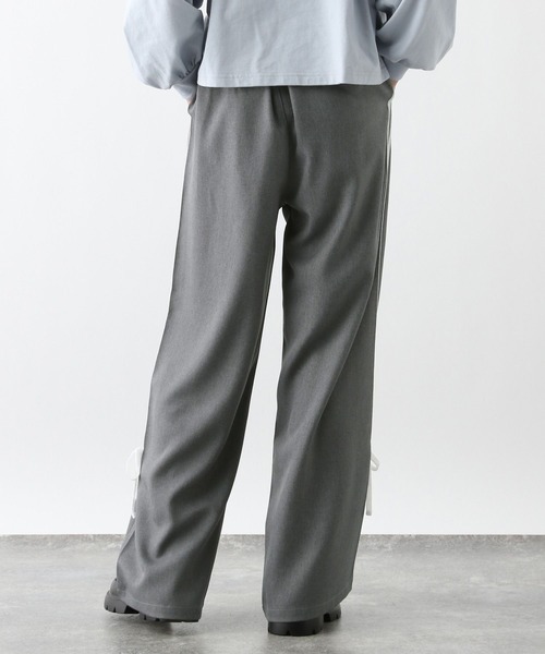 GLOBAL WORK（グローバルワーク）の「イージーケアリボンラインパンツ/286178（その他パンツ・キッズ・ブラック/グレー・130cm/140cm/150cm/160cm）」の11枚目の写真