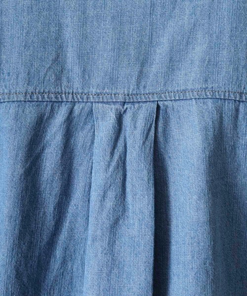 【セール】je crois soi ワンポイント刺繍 デニムシャツ（シャツ/ブラウス）｜FUNALIVE（ファンアライブ）