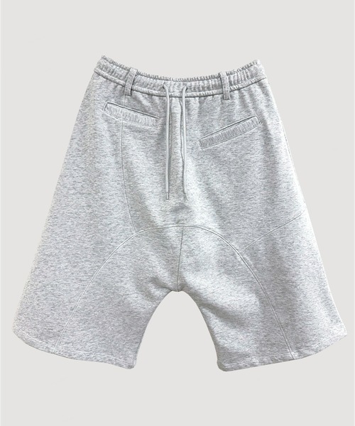 VIAVANDA（ヴィアヴァンダ）の「DISTORTION HALF SWEATPANTS（スウェットパンツ・レディース・ブラック/ライトグレー・FREE）」の5枚目の写真