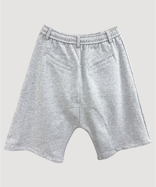 VIAVANDA（ヴィアヴァンダ）の「DISTORTION HALF SWEATPANTS（スウェットパンツ・レディース・ブラック/ライトグレー・FREE）」の6枚目の写真