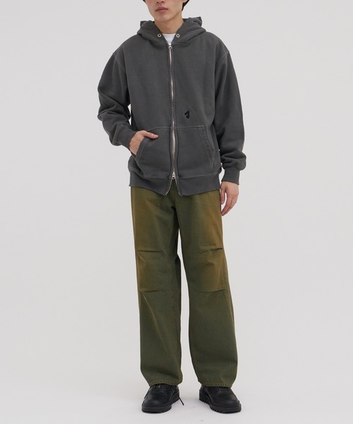 別注〉 PIGMENT J LOGO ZIP UP HOODIE（パーカー）｜Jieda（ジエダ）の