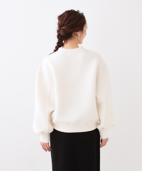 Cutie Blonde（キューティーブロンド）の「ドッグモチーフにこころ惹かれる　やわらかスウェット（スウェット・レディース・ブラック/オフホワイト・01/02/03/04）」の13枚目の写真