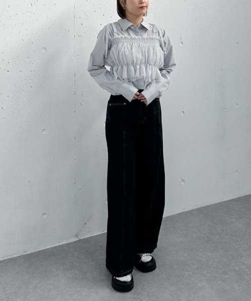 archives（アルシーヴ）の「【25ss】くしゅくしゅサンダル（サンダル・レディース・シルバーグレー/ブラック・MEDIUM/LARGE）」の7枚目の写真