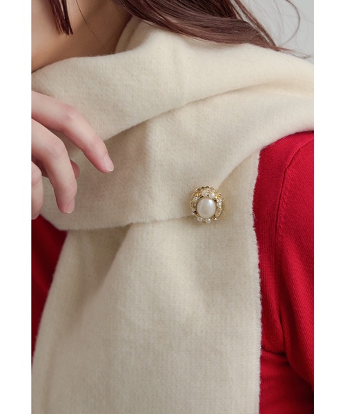 niana（ニアナ）の「パールオーバルブローチ コサージュ フォーマル セレモニー 結婚式 二次会 謝恩会 入学式 卒業式 パーティー オケージョン（ブローチ/コサージュ・レディース・シルバー/ゴールド・FREE）」の10枚目の写真