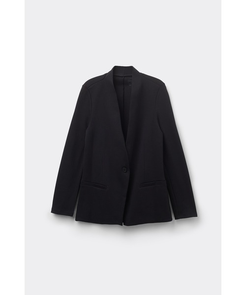 Intimissimi(インティミッシミ)の「ヘビーコットン ボタン ジャケット(カーディガン/ボレロ・レディース・ブラック/ナチュラル・S/M/L)」の6枚目の写真