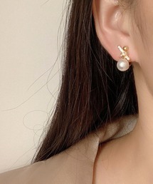 blackdia ocean ノットモチーフ パールピアス / イヤリング