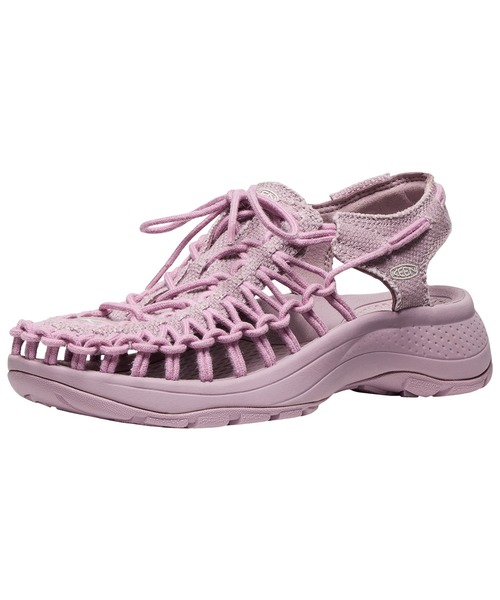 KEEN（キーン）の「KEEN/キーン レディース サンダル アウトドア フェス キャンプ UNEEK ASTORIA CANVAS ユニーク 1030392（サンダル・レディース・ピンク・24.0cm/25.0cm/23.5cm/24.5cm/25.5cm/23.0cm）」の2枚目の写真