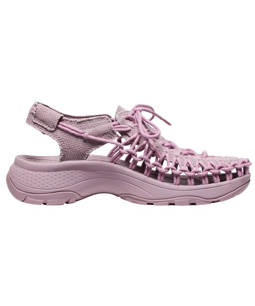 KEEN（キーン）の「KEEN/キーン レディース サンダル アウトドア フェス キャンプ UNEEK ASTORIA CANVAS ユニーク 1030392（サンダル・レディース・ピンク・24.0cm/25.0cm/23.5cm/24.5cm/25.5cm/23.0cm）」の4枚目の写真