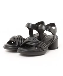 ECCO（エコー）の「ECCO スカルプテッド サンダル エルエックス 35 本革ストラップ ヒール サンダル（サンダル）」