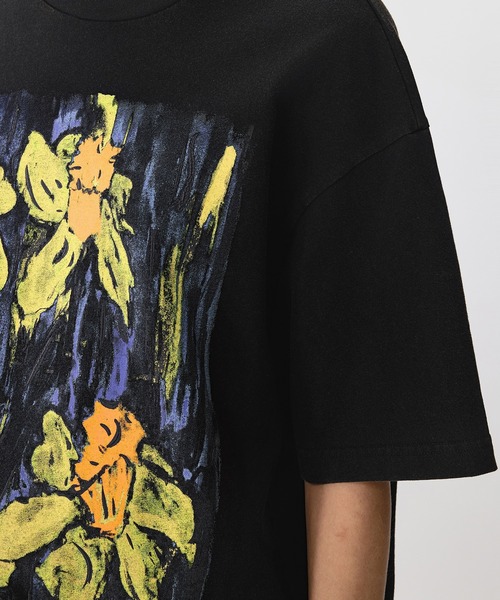 セール】Abstract Floral Print T-shirt / フローラルプリントT