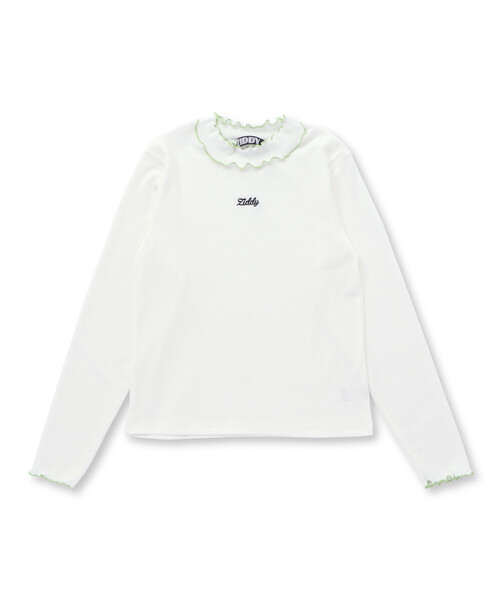 ZIDDY（ジディ）の「【 ニコ☆プチ 掲載 】テレコメロウトップス(130~160cm)（Tシャツ/カットソー・キッズ・ブラック/オフホワイト・130cm/140cm/150cm/FREE）」の10枚目の写真