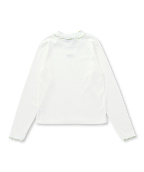 ZIDDY（ジディ）の「【 ニコ☆プチ 掲載 】テレコメロウトップス(130~160cm)（Tシャツ/カットソー・キッズ・ブラック/オフホワイト・130cm/140cm/150cm/FREE）」の11枚目の写真