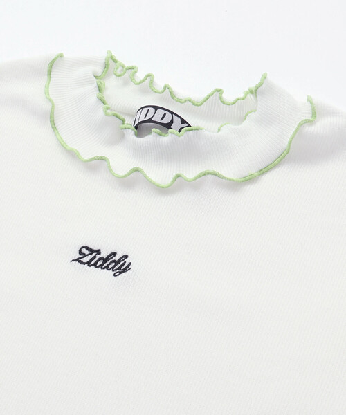 ZIDDY（ジディ）の「【 ニコ☆プチ 掲載 】テレコメロウトップス(130~160cm)（Tシャツ/カットソー・キッズ・ブラック/オフホワイト・130cm/140cm/150cm/FREE）」の12枚目の写真