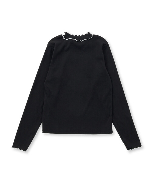 ZIDDY（ジディ）の「【 ニコ☆プチ 掲載 】テレコメロウトップス(130~160cm)（Tシャツ/カットソー・キッズ・ブラック/オフホワイト・130cm/140cm/150cm/FREE）」の17枚目の写真