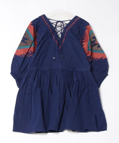 チャイハネ（チャイハネ）の「【チャイハネ】ハルミア刺繍トップス（シャツ/ブラウス・レディース・ネイビー/ブラウン・FREE）」の7枚目の写真