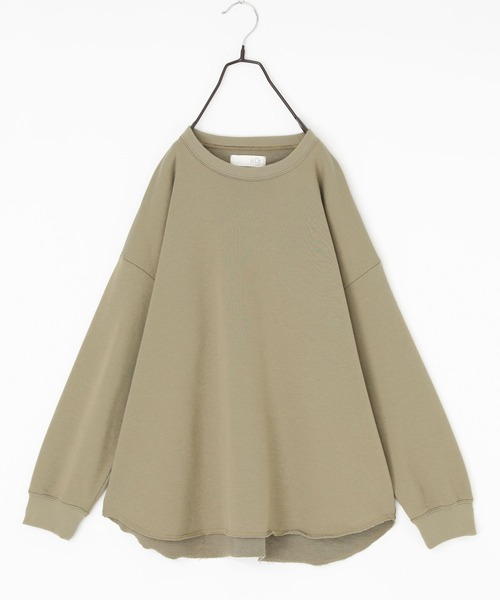 n'OrLABEL(ノアールレーベル)の「『裏毛カットオフスウェット』(スウェット・レディース・ピンク/アイボリー/チャコール/カーキ/ブラック・FREE)」の11枚目の写真