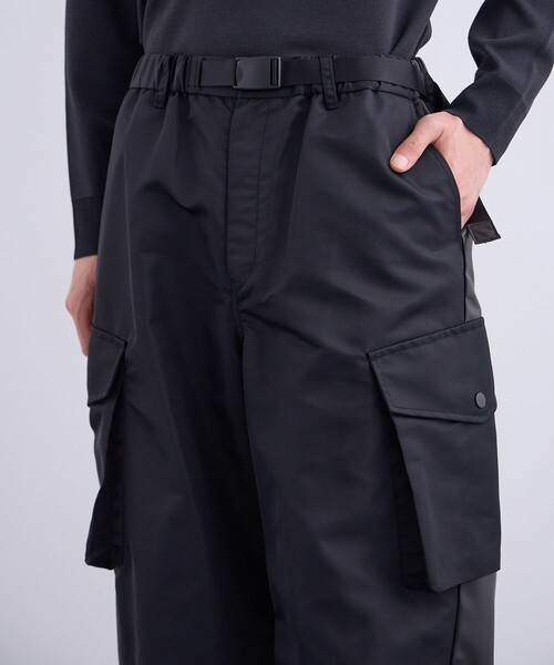 セール】【セットアップ着用可能】OLMETEX × LEATHER カーゴパンツ