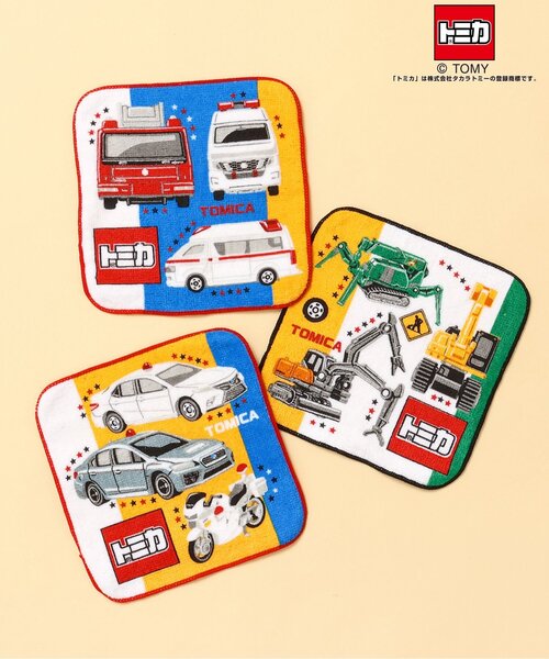 トミカ】ミニタオル3点セット（タオル）｜BREEZE（ブリーズ）の