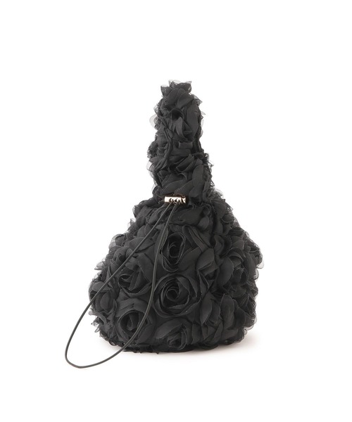 VIS（ビス）の「ローズ&スパンコールドロストバッグ（ハンドバッグ・レディース・ブラック/キナリ/ブラック系その他3・FREE）」の15枚目の写真