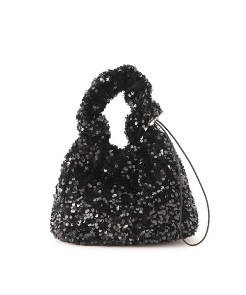VIS（ビス）の「ローズ&スパンコールドロストバッグ（ハンドバッグ・レディース・ブラック/キナリ/ブラック系その他3・FREE）」の22枚目の写真