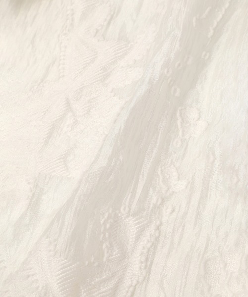 ROSE BUD（ローズバッド）の「(GENE HEAVENS)シアードビー ワイドスリーブ シャツ（シャツ/ブラウス・レディース・ホワイト/ブラック/イエロー・ONE SIZE）」の14枚目の写真