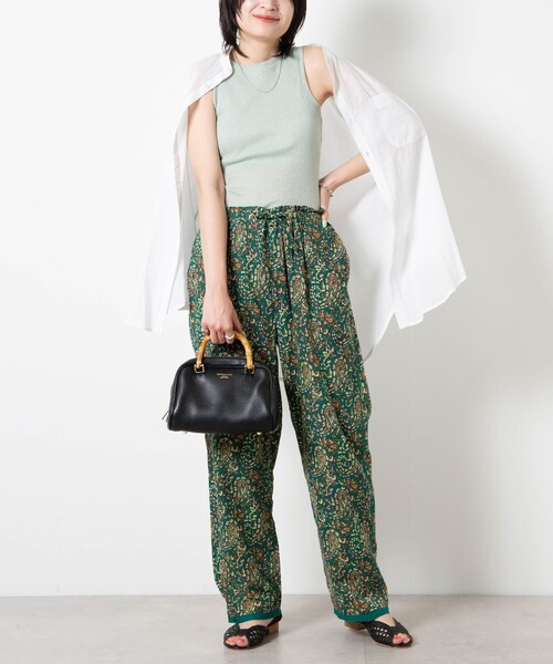 FREAK'S STORE（フリークスストア）の「限定展開　インド ペイズリー イージーパンツ（その他パンツ・レディース・ブラック/グリーン/イエロー/オレンジ/ネイビー・SMALL/MEDIUM）」の15枚目の写真