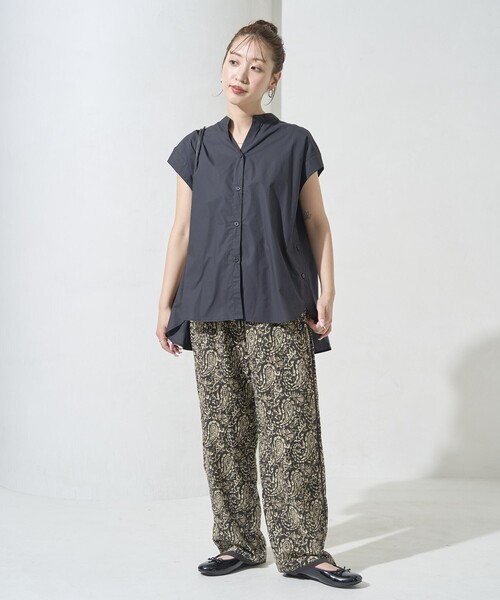 FREAK'S STORE（フリークスストア）の「限定展開　インド ペイズリー イージーパンツ（その他パンツ・レディース・ブラック/グリーン/イエロー/オレンジ/ネイビー・SMALL/MEDIUM）」の6枚目の写真