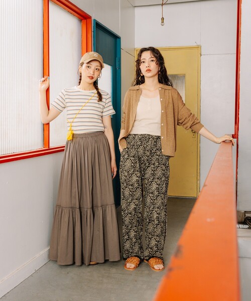 FREAK'S STORE（フリークスストア）の「限定展開　インド ペイズリー イージーパンツ（その他パンツ・レディース・ブラック/グリーン/イエロー/オレンジ/ネイビー・SMALL/MEDIUM）」の8枚目の写真