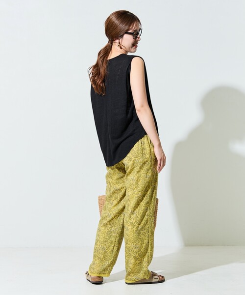 【期間限定　ほぼ半額】 Loungedress ペイントパンツ Loungedress】ペイントデニムパンツ | OUTLET(アウトレット