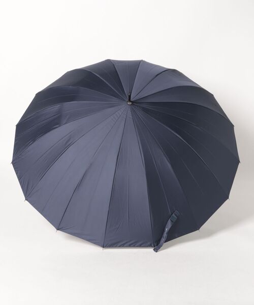 Waterfront（ウォーターフロント）の「16K花びらきジャンプ 65cm（長傘・メンズ・ベージュ/ブルー/ダークネイビー/グレー・FREE）」の9枚目の写真