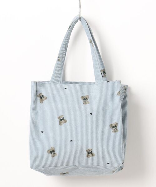 VIBGYOR(ヴィブジョー)の「FReePLACe/くま ランチ トートバッグ X12408(トートバッグ・レディース・ピンク/ブルー/ベージュ/ホワイト・FREE)」の9枚目の写真