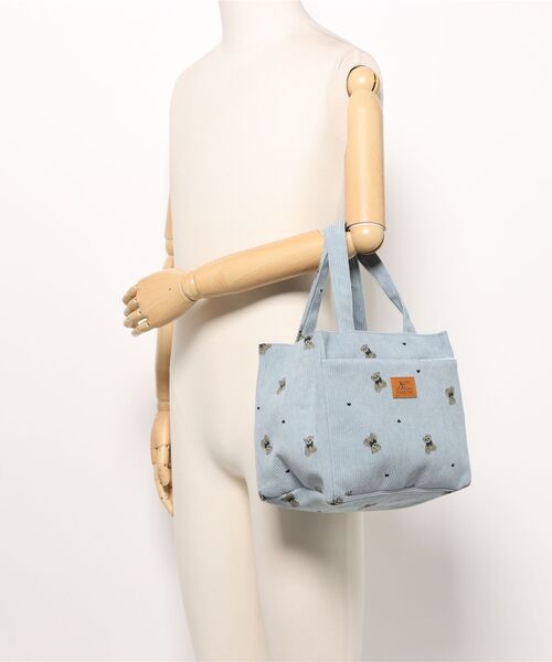 VIBGYOR(ヴィブジョー)の「FReePLACe/くま ランチ トートバッグ X12408(トートバッグ・レディース・ピンク/ブルー/ベージュ/ホワイト・FREE)」の12枚目の写真