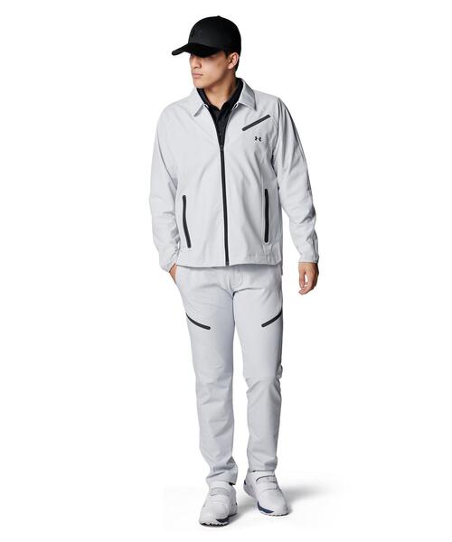 UNDER ARMOUR(アンダーアーマー)の「UAドライブ ストレッチウーブン 3D ジャケット(ゴルフ/メンズ)(その他アウター・メンズ・グレー・L/M/XL/S)」の3枚目の写真