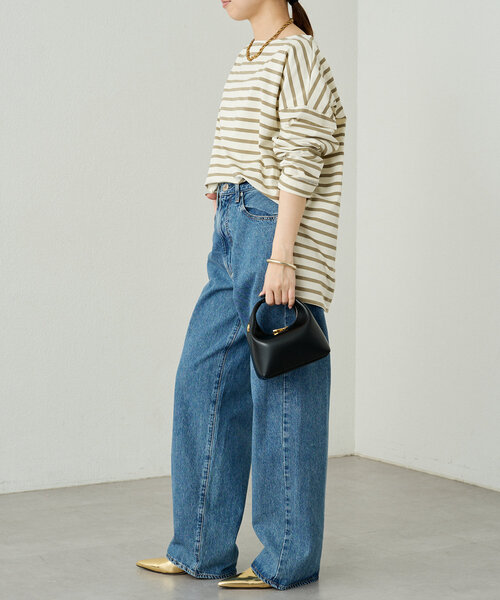 LOUNGEDRESS（ラウンジドレス）の「【NEED BY heritage】KOH（デニムパンツ・レディース・ブルー・24cm/23cm/25cm）」の4枚目の写真