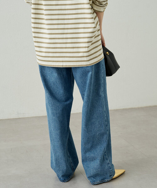 LOUNGEDRESS（ラウンジドレス）の「【NEED BY heritage】KOH（デニムパンツ・レディース・ブルー・24cm/23cm/25cm）」の9枚目の写真