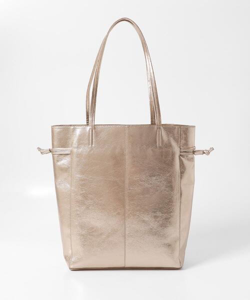 SENSE OF PLACE by URBAN RESEARCH（センスオブプレイスバイアーバンリサーチ）の「メタリックトートバッグ（トートバッグ・レディース・ゴールド/シルバー/チャコールグレー・ONE）」の8枚目の写真